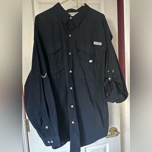 Columbia Navy PFG Shirt